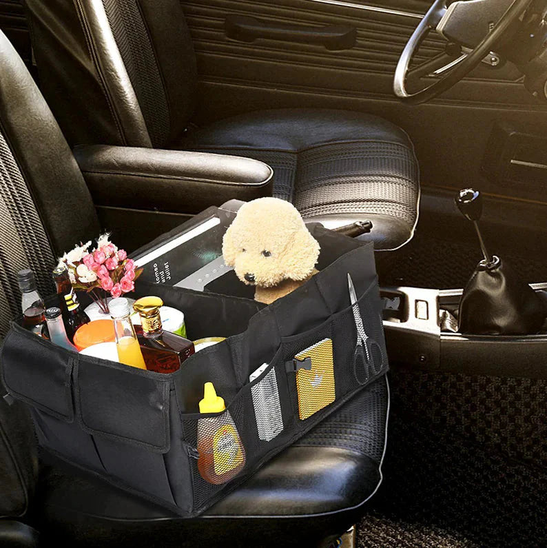 Trunk Cargo Organizer Folding Storage Collapse Bag Bin For Car Truck SUV 40L US Anti Spier