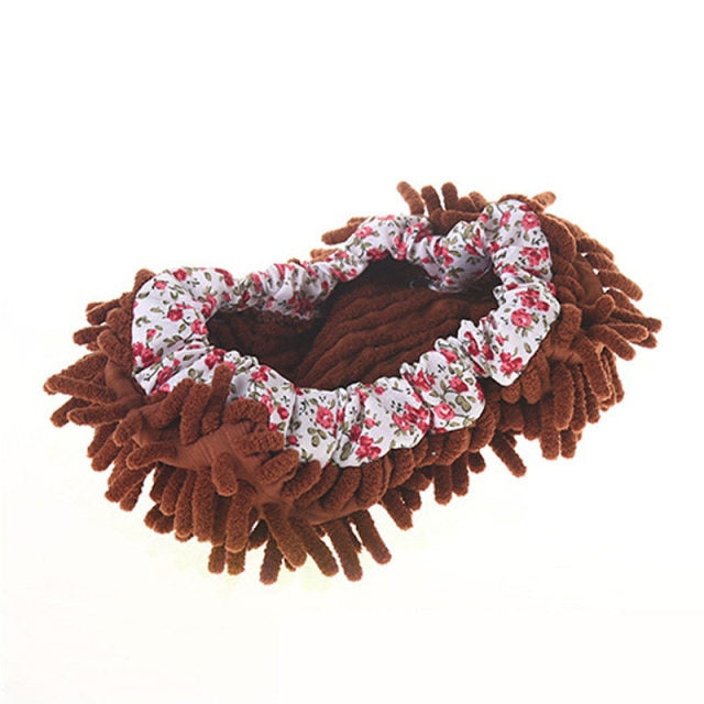 Multifunction Floor Dust Cleaning Slippers Shoes Anti Spier