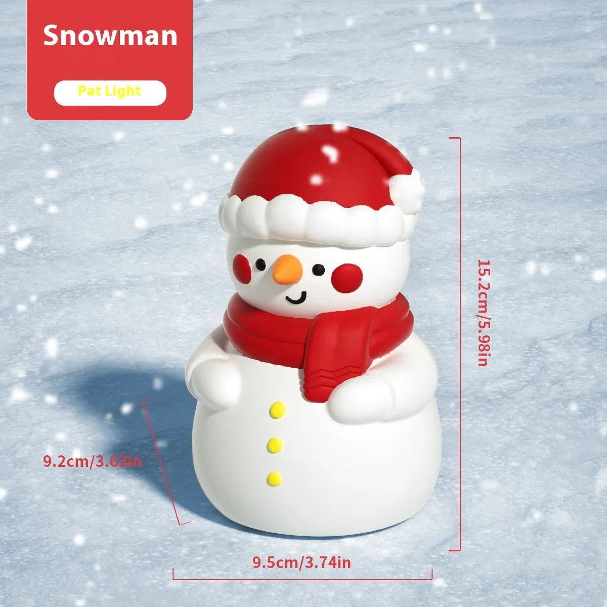 Snowman Night Lamp Anti Spier