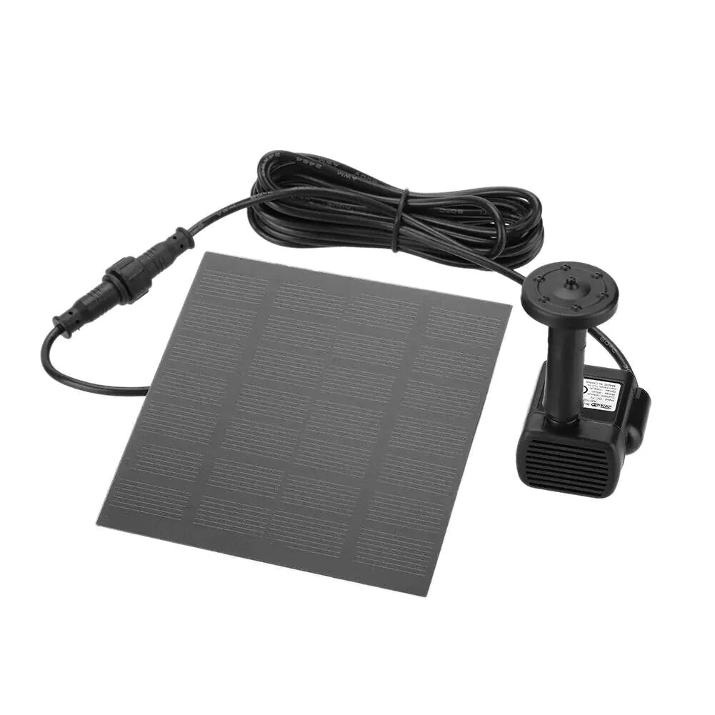 Solar Power Fountain Submersible Floating Water Pump Bird Bath Pond Garden Pool Anti Spier