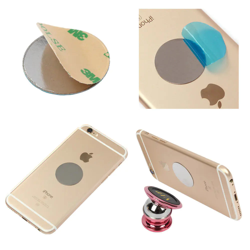 360 Degree Magnetic Car Dash Mount Ball Dock Holder For Phone Tablet Universal - Anti Spier 