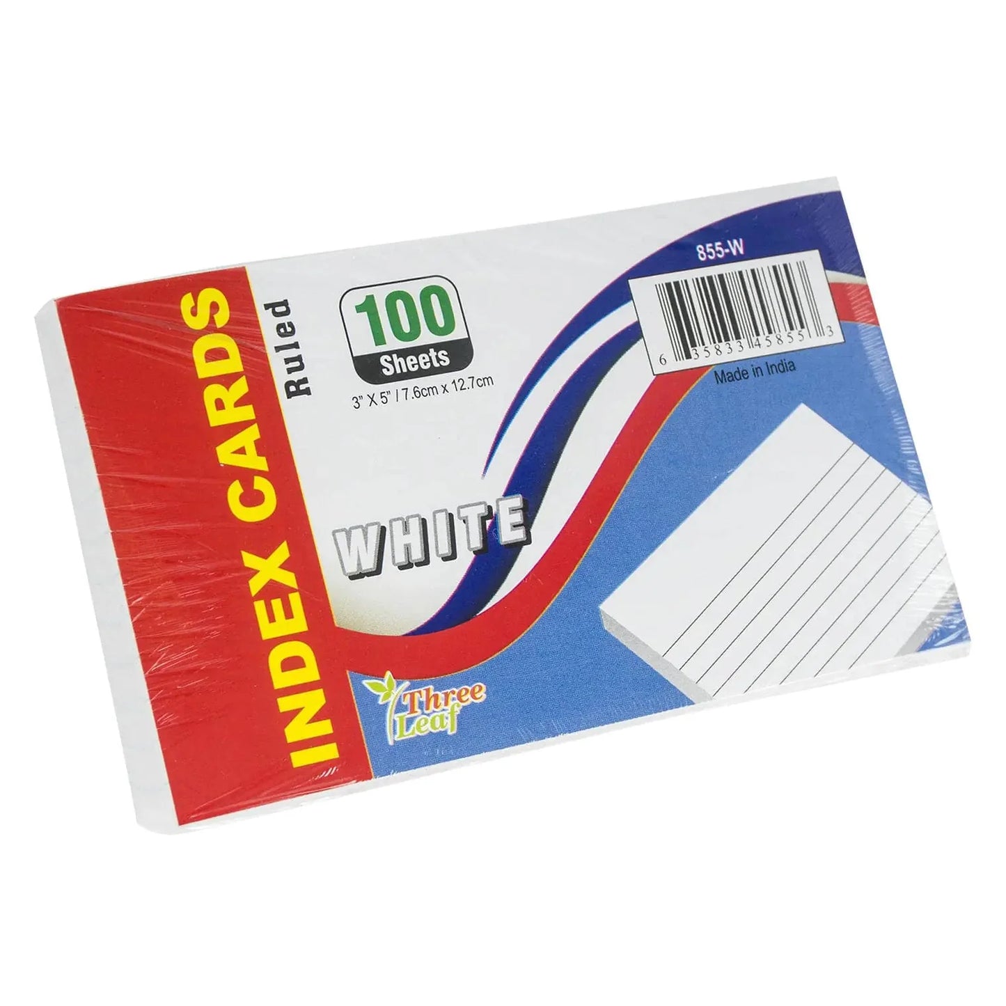 Three Leaf Index Card Anti Spier