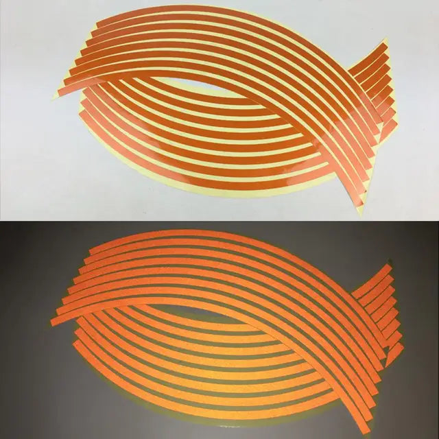 Wheel Stickers Tire Reflective Anti Spier