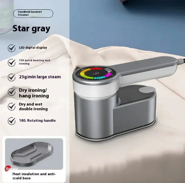 Steam Pressing Machines Rotating Handheld Garment Steamer Wet And Dry Dual-use Anti Spier