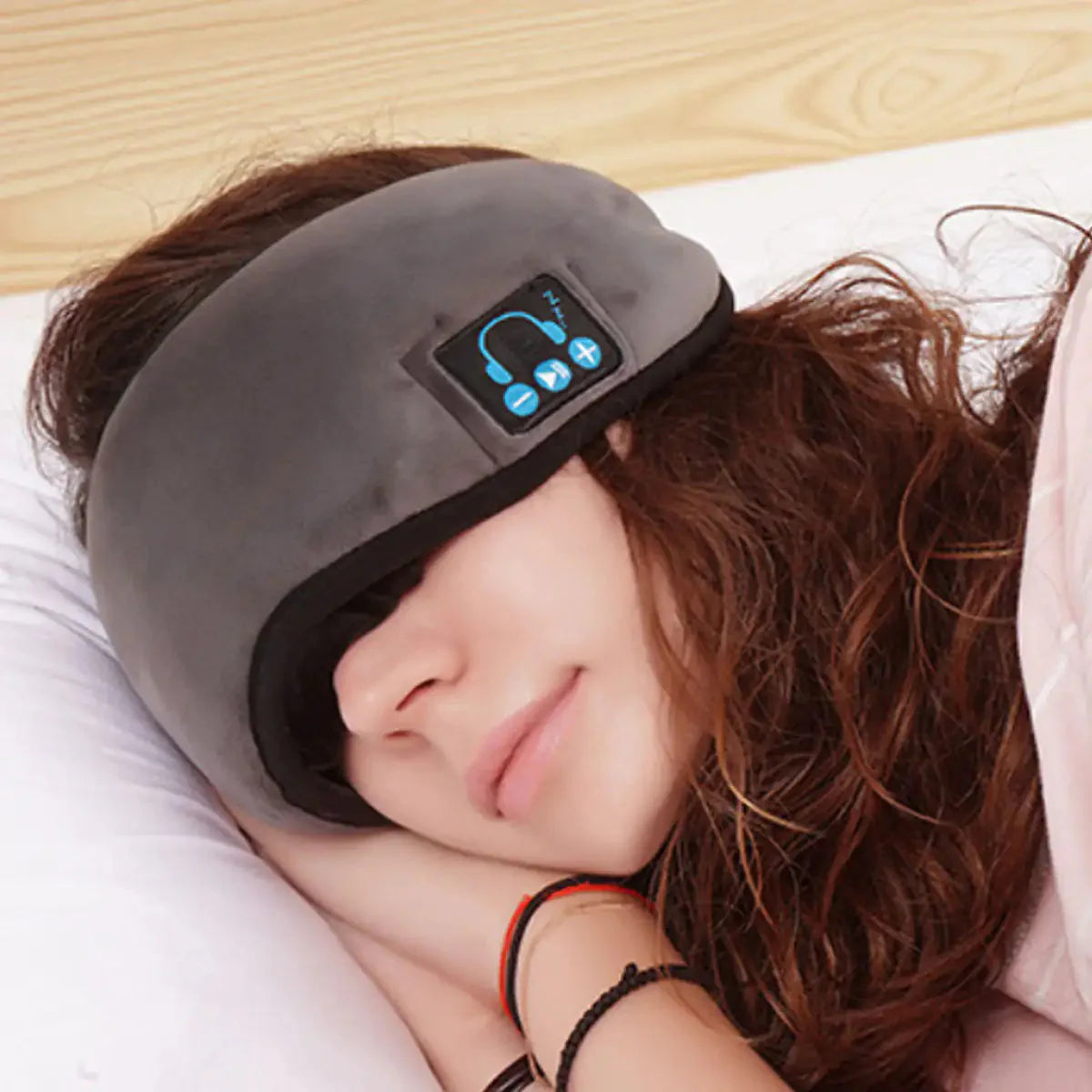 EZ Sleep Eye Blind Fold with Bluetooth Music Anti Spier