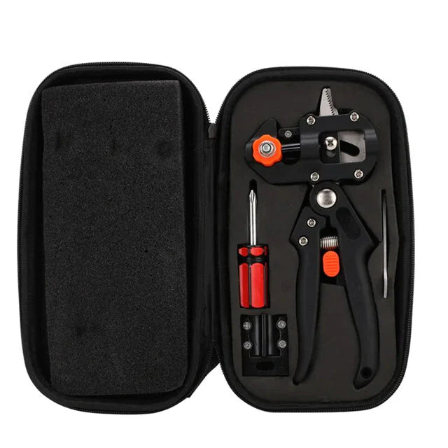 Garden Tree Grafting Knife Pruning Pruner Shears Snip Scissors Cutting Tool Kit Anti Spier