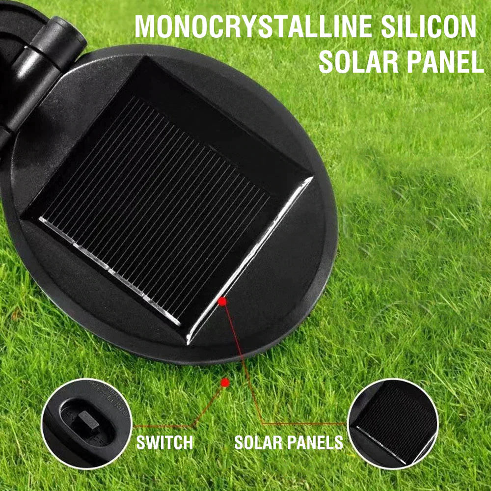 Solar Garden Lights LED Flower Stake Lamp Outdoor Yard Waterproof Patio Decor Anti Spier