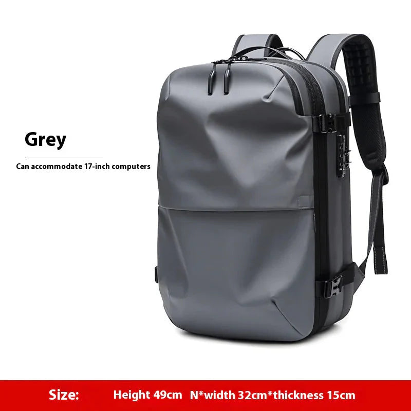 Men's Expansion Backpack Dry Wet Separation Anti Spier