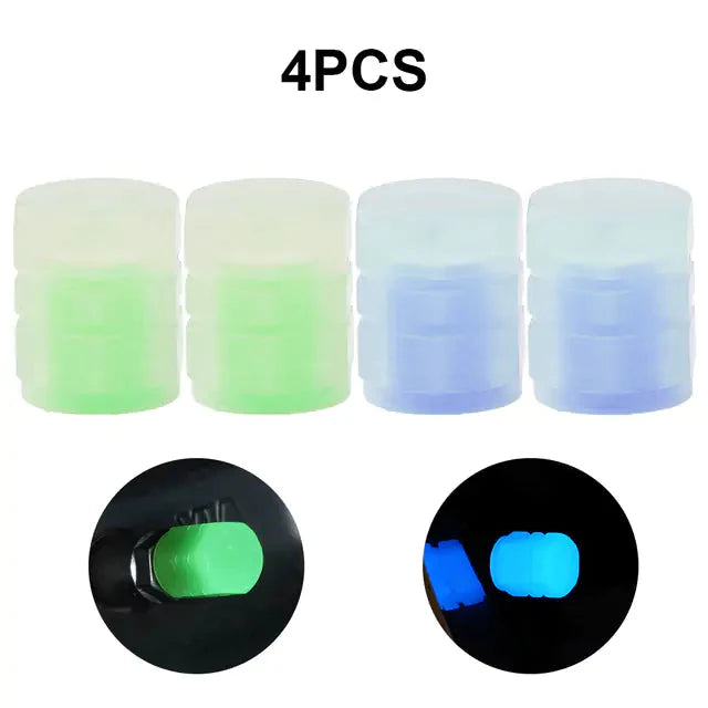 Luminous Tire Valve Stem Cap Anti Spier