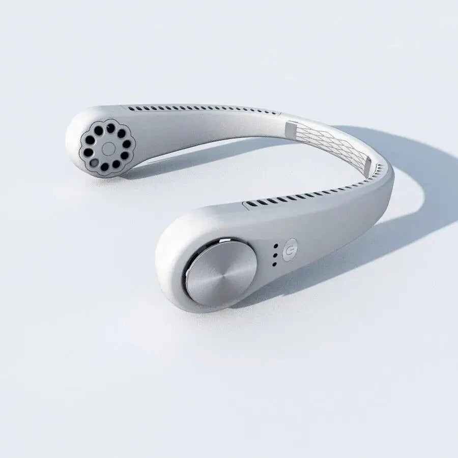 USB Portable Hanging Neck Fan Cooling Air Cooler Little Electric Air Conditioner Anti Spier