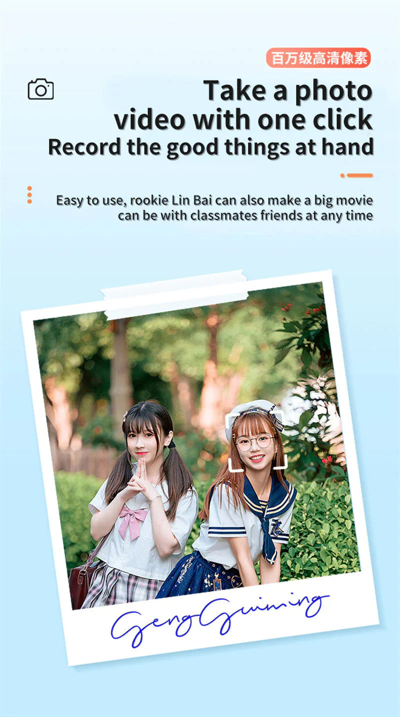 Compact 1080p HD Retro Mini Camera - Perfect Pocket-Sized Gift for Any Occasion! Anti Spier