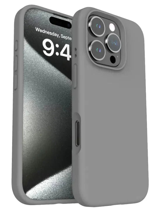 Solid Color Drop-resistant Phone Case Liquid Silicone Phone Case Anti Spier