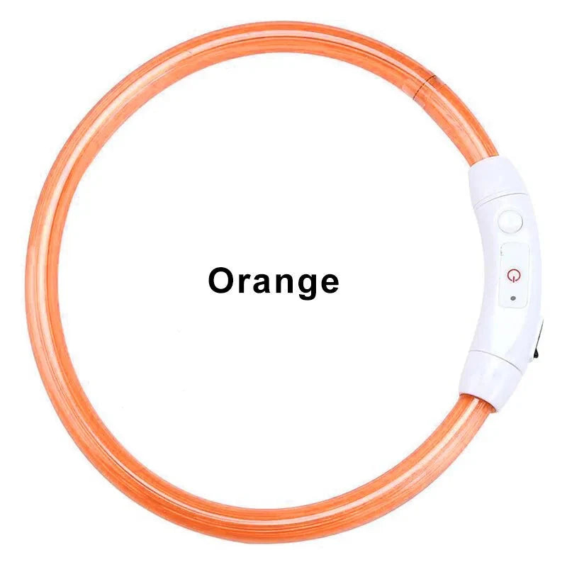 LED Collar Night Safety For Pets Anti Spier