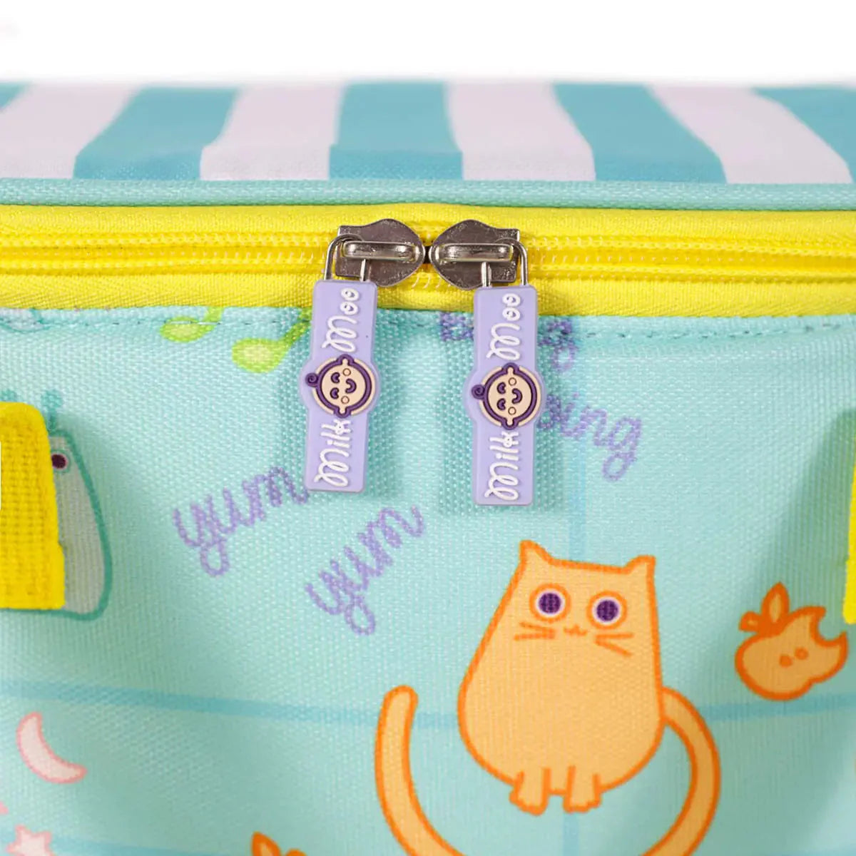 Milk&Moo Insulated Lunch Box For Kids, Turquoise Anti Spier