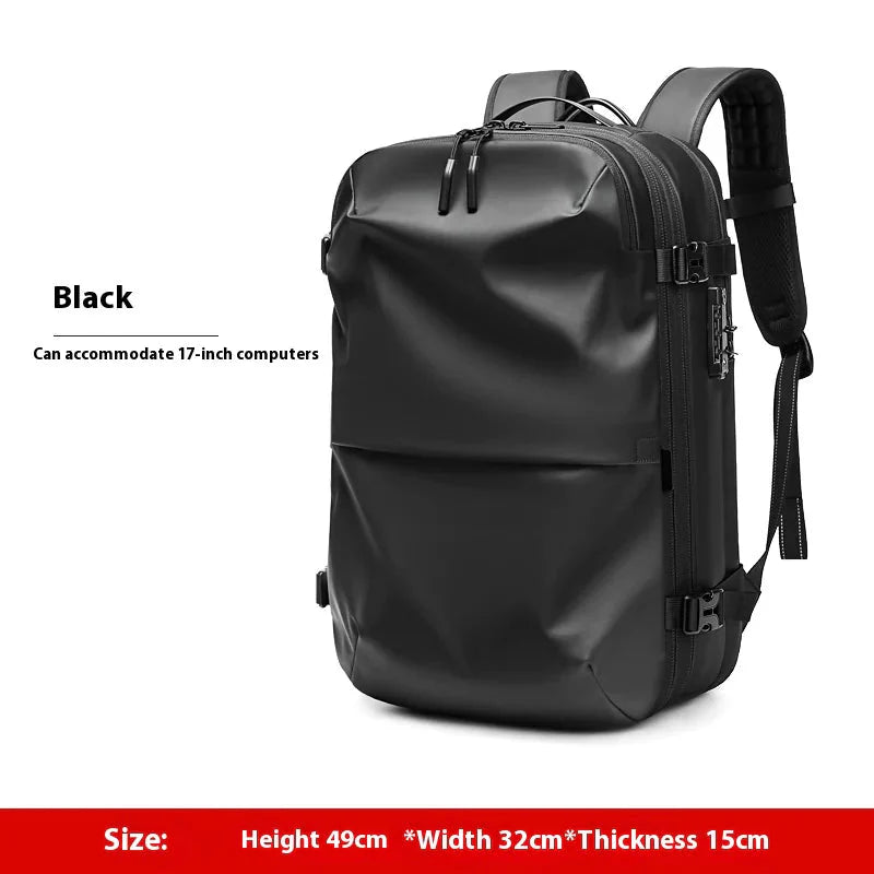 Men's Expansion Backpack Dry Wet Separation Anti Spier