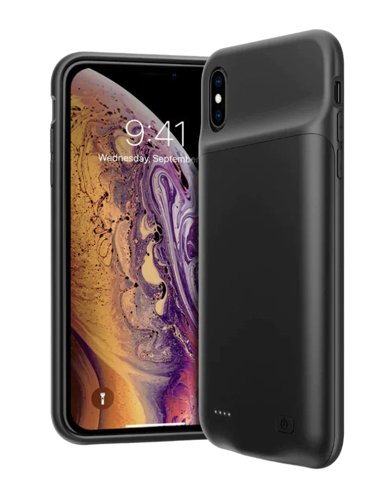 6800mAh Slim Battery Charger Case for iPhone 11-15 Pro Max & XR/XS Anti Spier