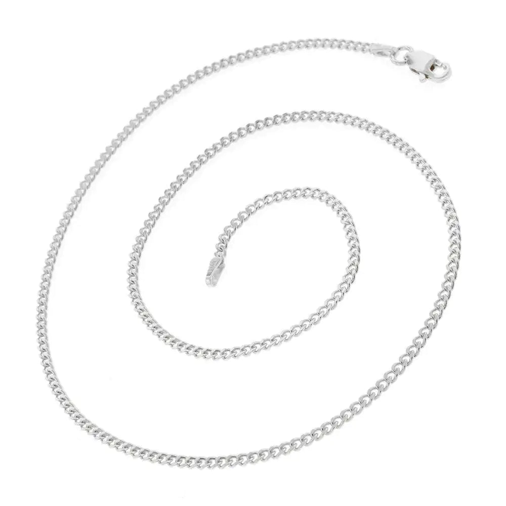 925 Sterling Silver 2MM Cuban Chain - Anti Spier 