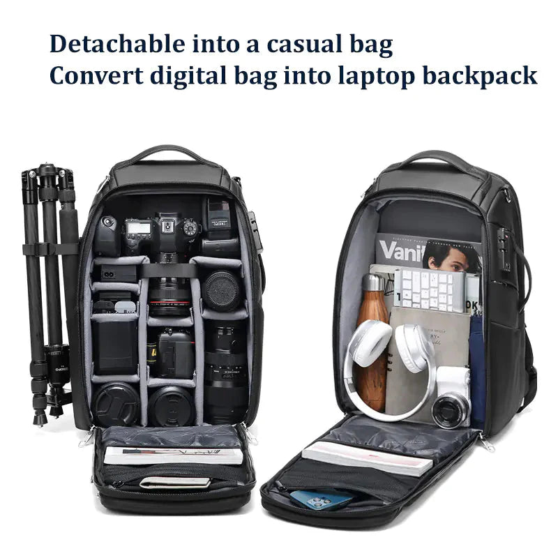 Large Capacity Camera & Laptop Backpack Anti Spier