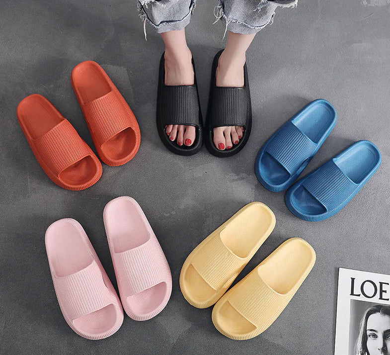 Cozy Pillow Slides Anti-Slip Sandals Ultra Soft Slippers Cloud Home Outdoor Shoe Anti Spier