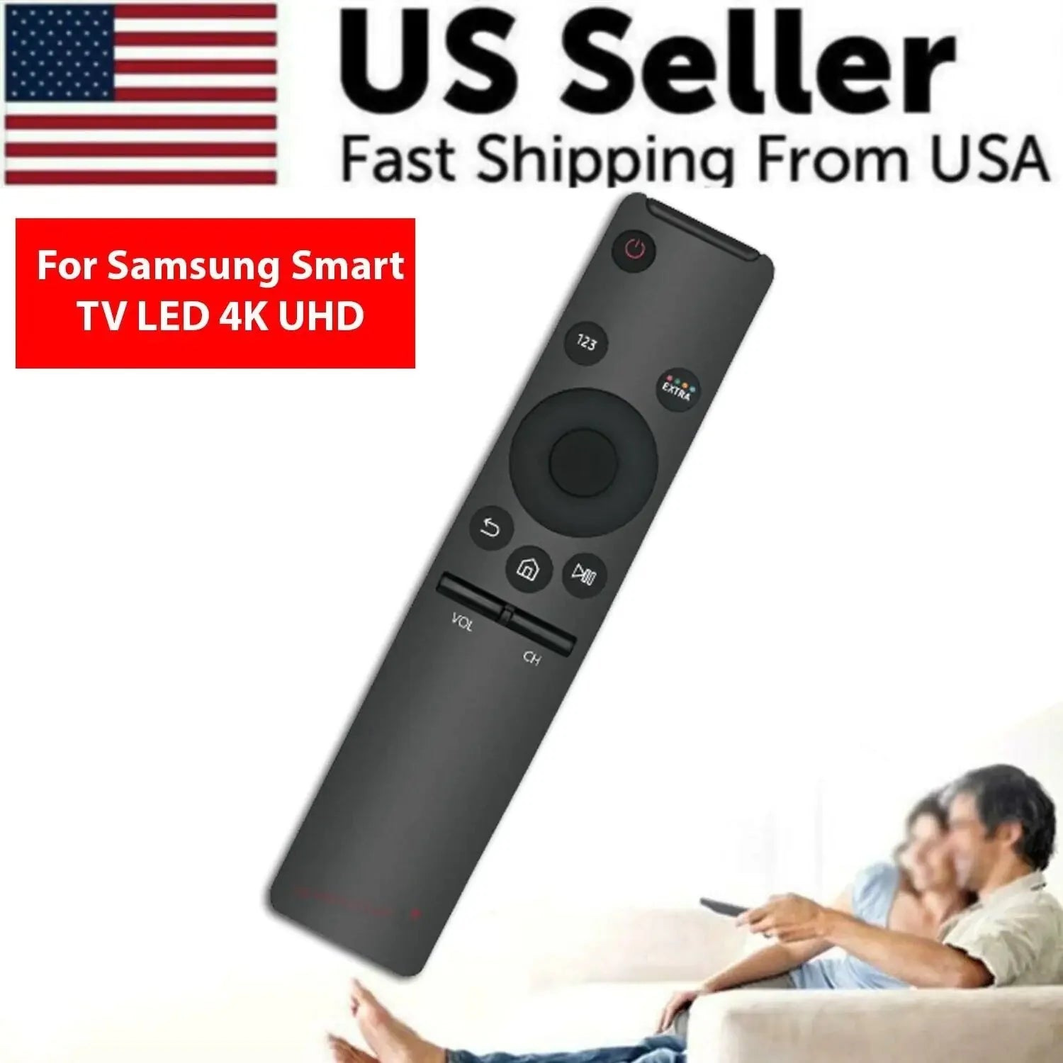 NEW Replacement BN59-01259E Remote Control For Samsung Smart TV LED 4K UHD Anti Spier