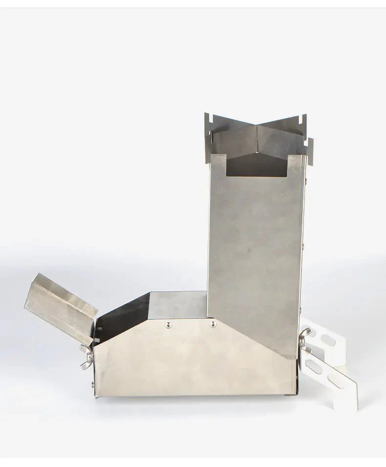 Stainless Steel Folding BBQ Grill for Camping and Firewood Anti Spier