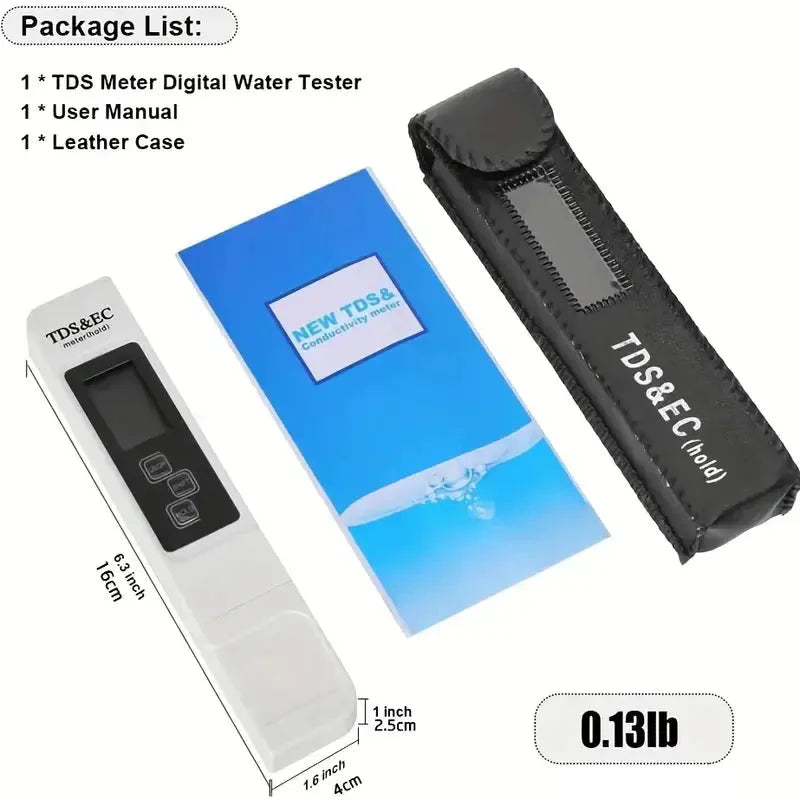 Digital Water Tester - 4 Modes for Accurate Testing Anti Spier