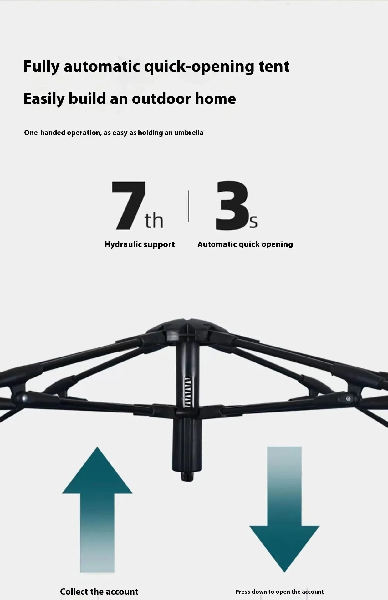 3-4 Double Automatic Camping Tent Anti Spier