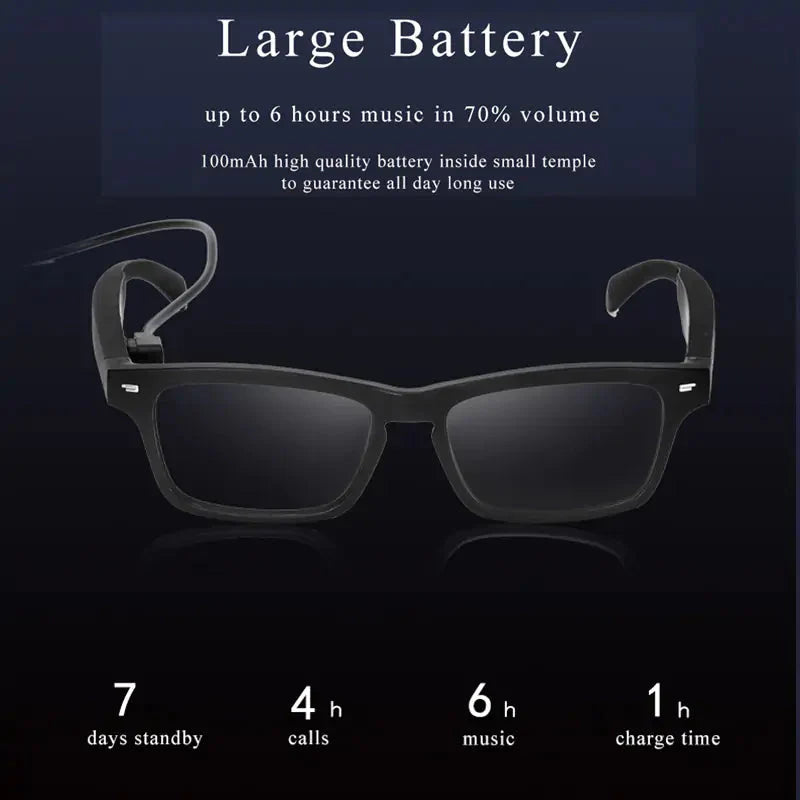 Smart Glasses Wireless Bluetooth 5.0 Sunglasses Anti Spier