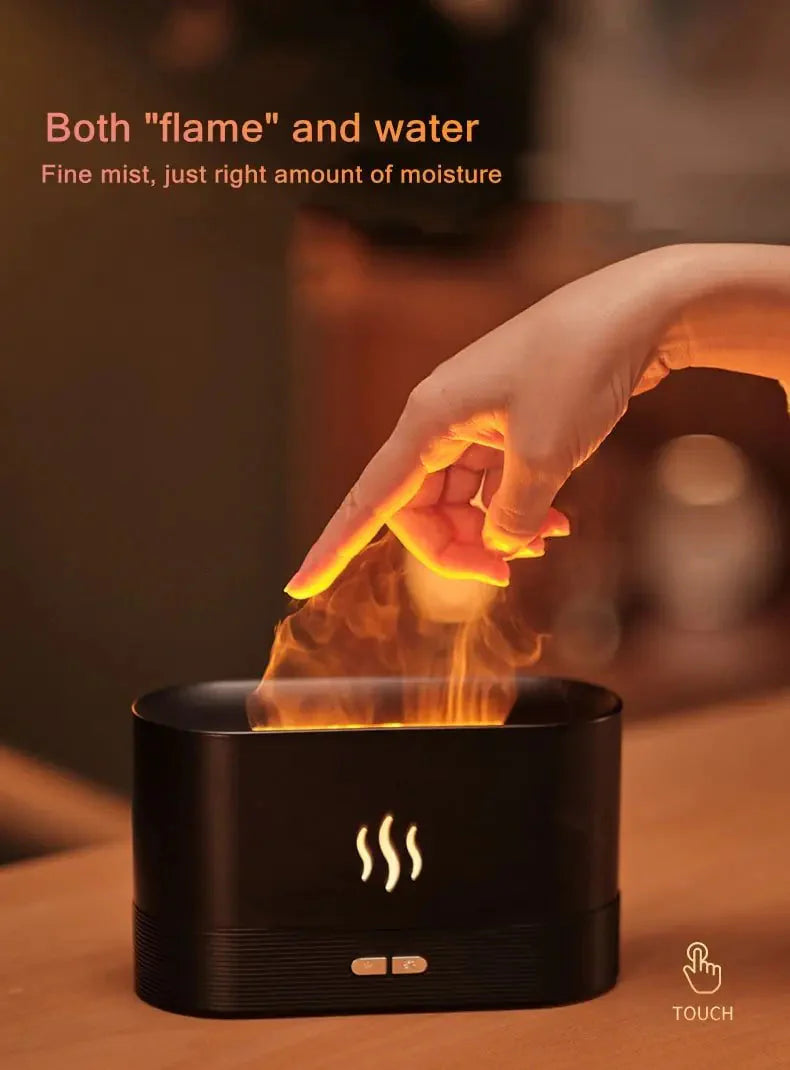 Ultrasonic Usb Fire Essential Oil Aroma Diffuser Anti Spier