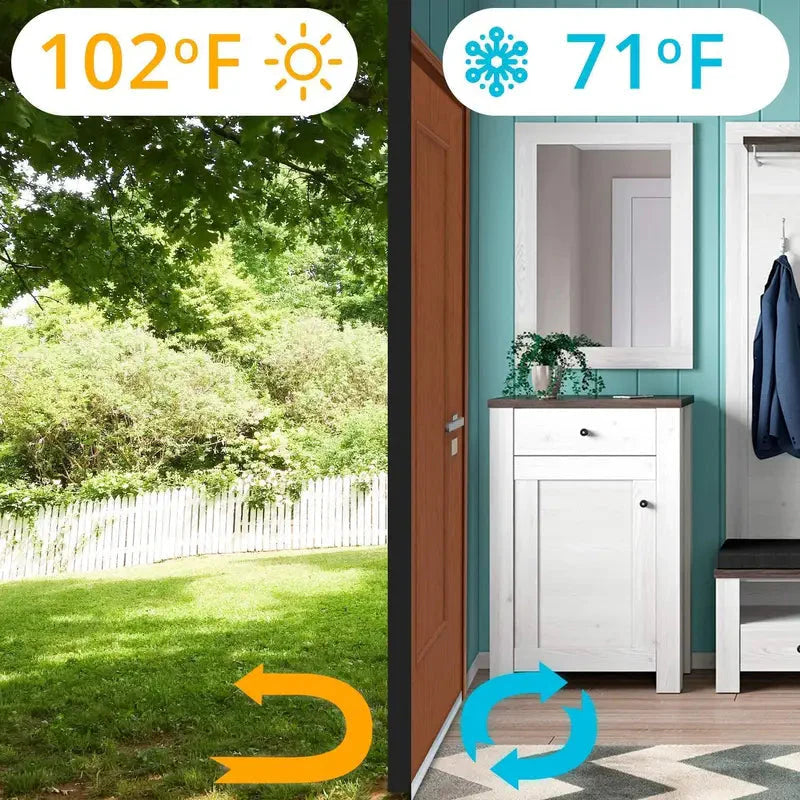 2 Packs Door Draft Stopper for Interior/Exterior Doors Anti Spier