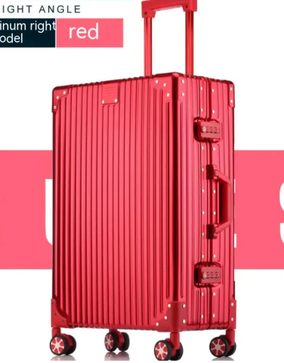 Aluminum Magnesium Alloy Trolley Case Anti Spier