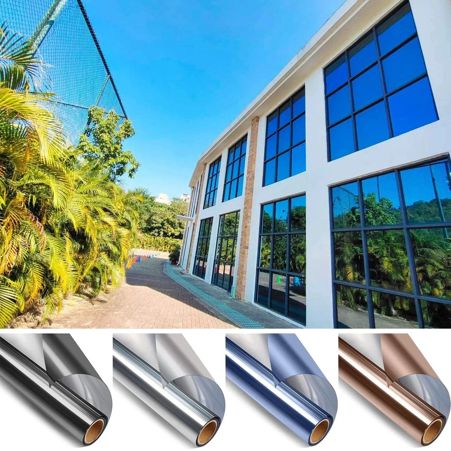 Sun Blocking Reflective Mirror Anti Spier