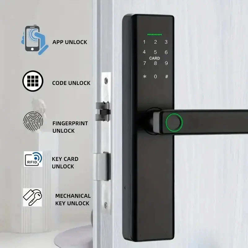 Smart Fingerprint Password Lock for Wooden Doors Anti Spier