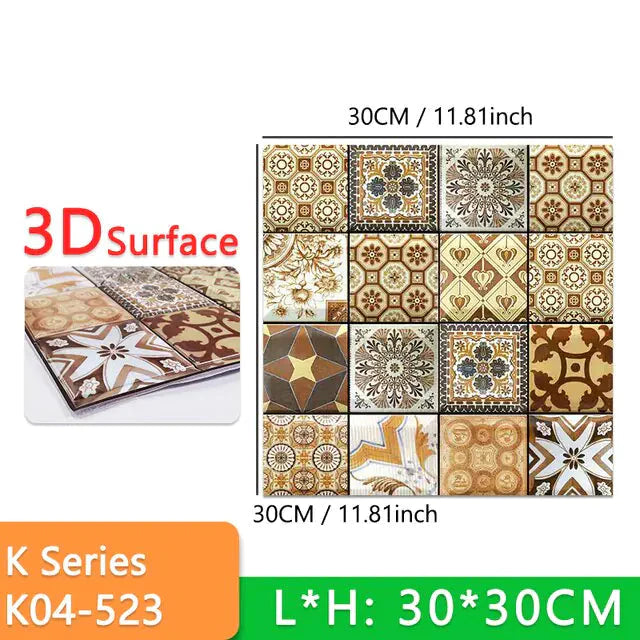 Thick Self-Adhesive Marble Floor Stickers Anti Spier