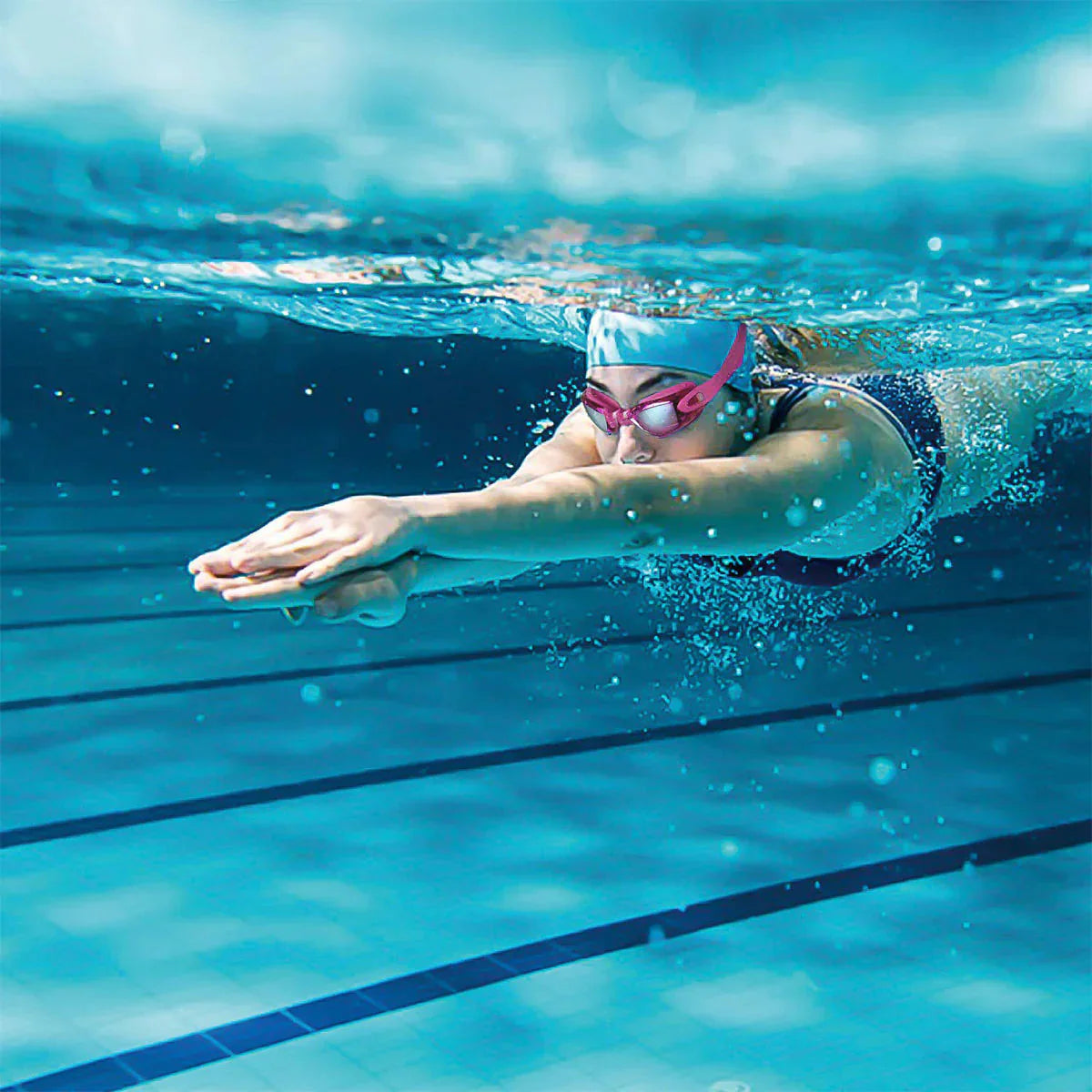 Clear Comfortable Swimming Goggles UV- Anti-Fog Swim Glasses Mirror Adult & Kids Anti Spier