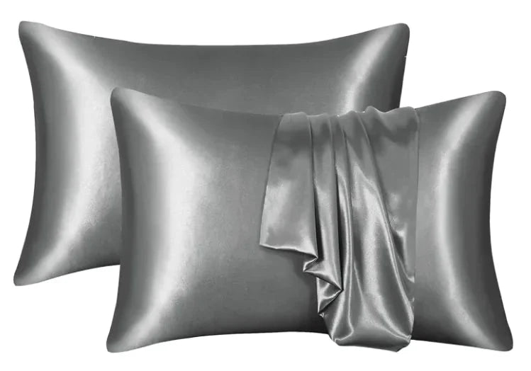 Silk-like Solid Color Pillowcase Anti Spier