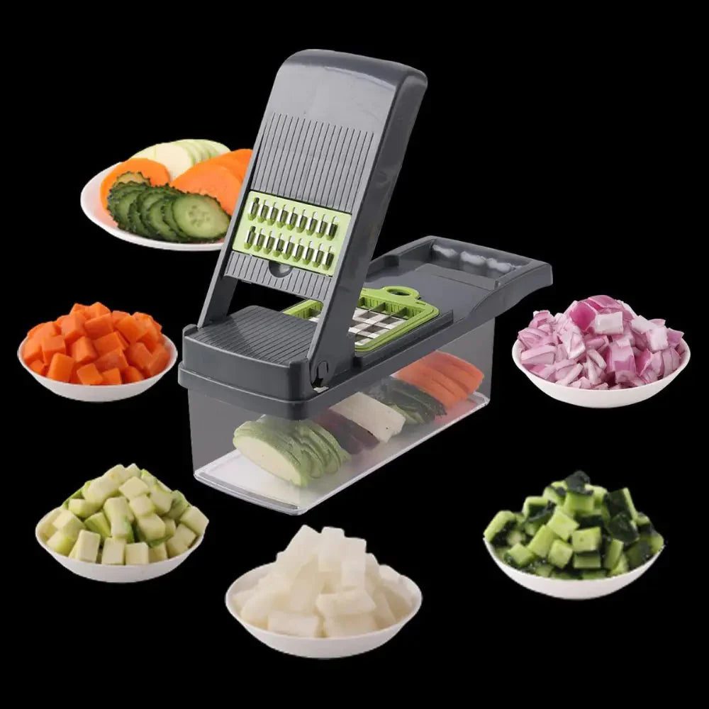 16 in 1 Multifunctional Vegetable Chopper Anti Spier