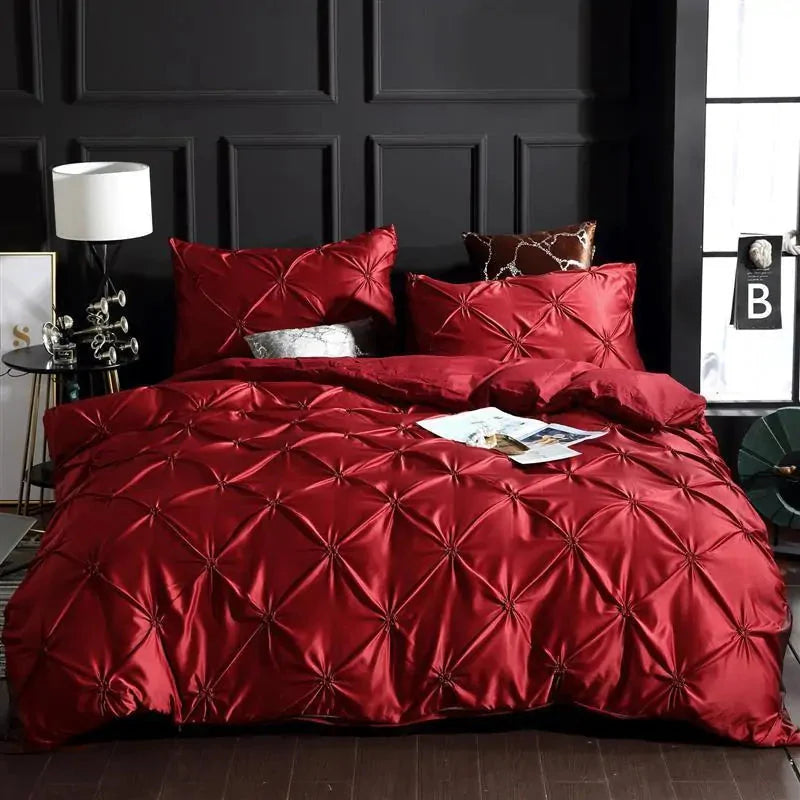 Luxury Silk Bedding Set Anti Spier