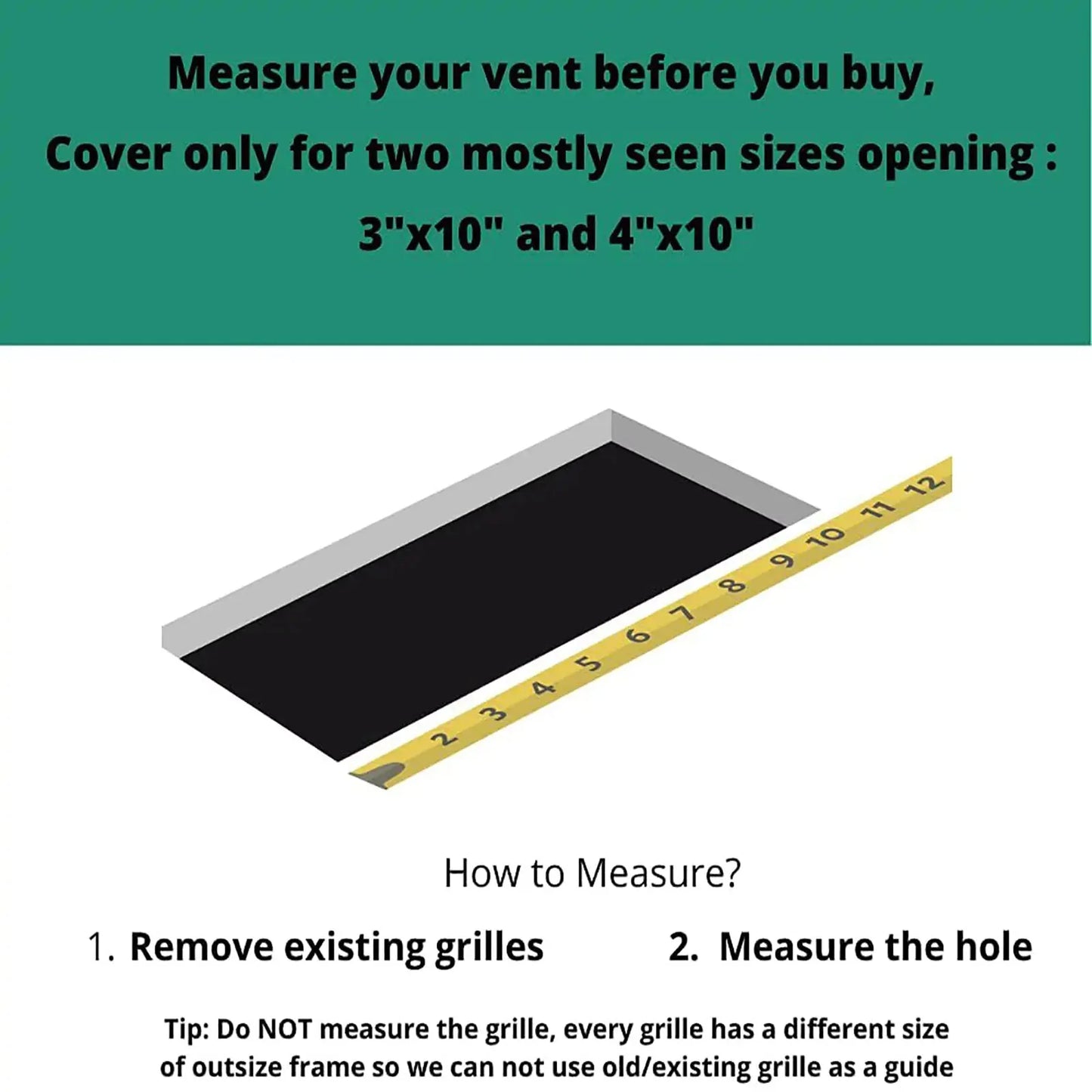 Mesh Magnetic Air Vent Floor Screen Cover Anti Spier