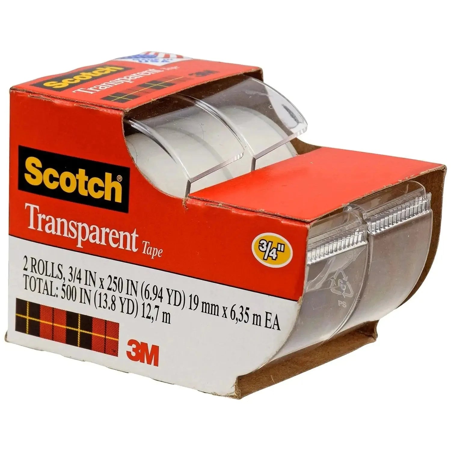 Scotch Transparent Tape 2-pack Anti Spier
