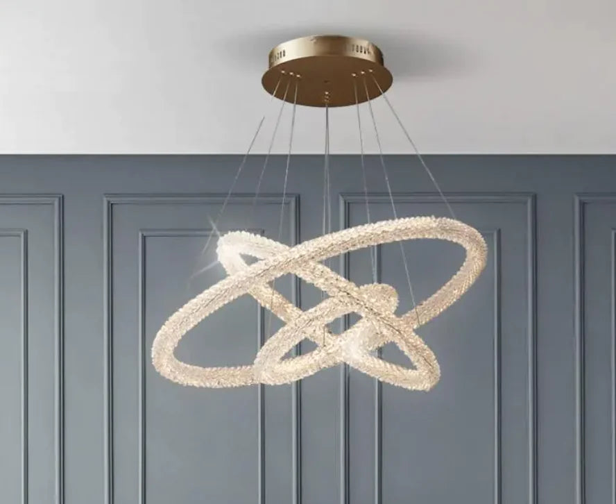 Crystal Ring Chandelier