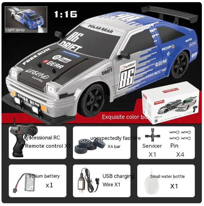 Wireless RC Charging Car for Boys Anti Spier