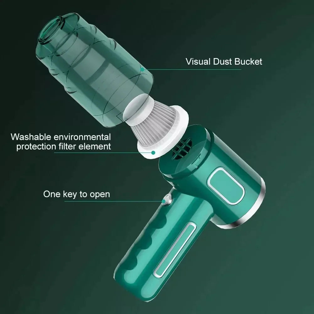 29000PA Cordless Hand Held Vacuum Cleaner Mini Portable Car Auto Home Wireless Anti Spier