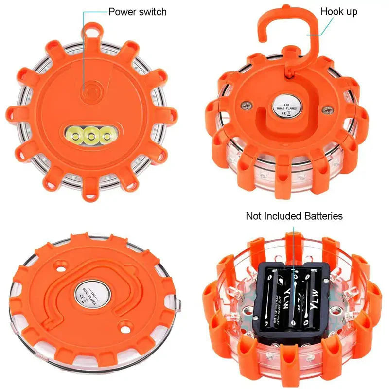 LED Safety Warning Light Anti Spier