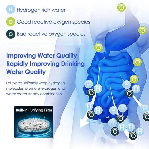 Hydrogen Water Ionizer Machine - Electric Hydrogen Rich Water Machine Anti Spier