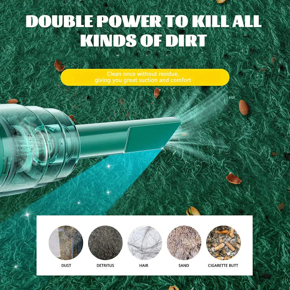 29000PA Cordless Hand Held Vacuum Cleaner Mini Portable Car Auto Home Wireless Anti Spier