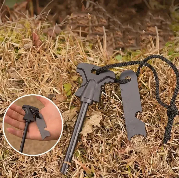 Fire Starter with Waterproof Magnesium Flint Stone Anti Spier