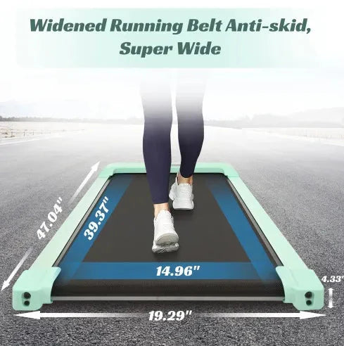 2 In 1 Under Desk Electric Treadmill Anti Spier