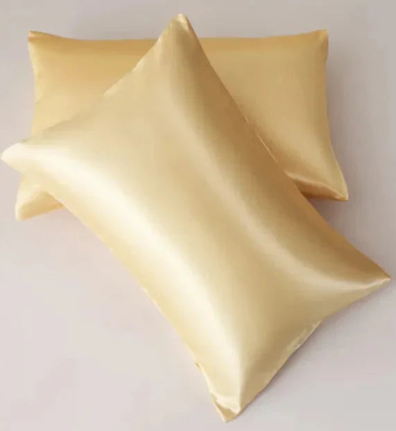 Silk-like Solid Color Pillowcase Anti Spier