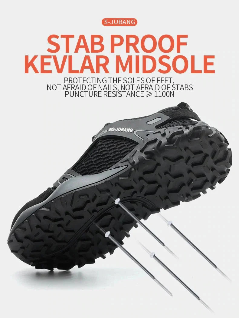 Anti-collision and Anti-smashing Breathable Safety Shoes Anti Spier
